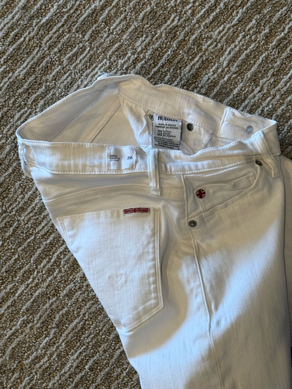 Like New Hudson Krista Ankle Jeans Size 26 - Picture 5 of 12